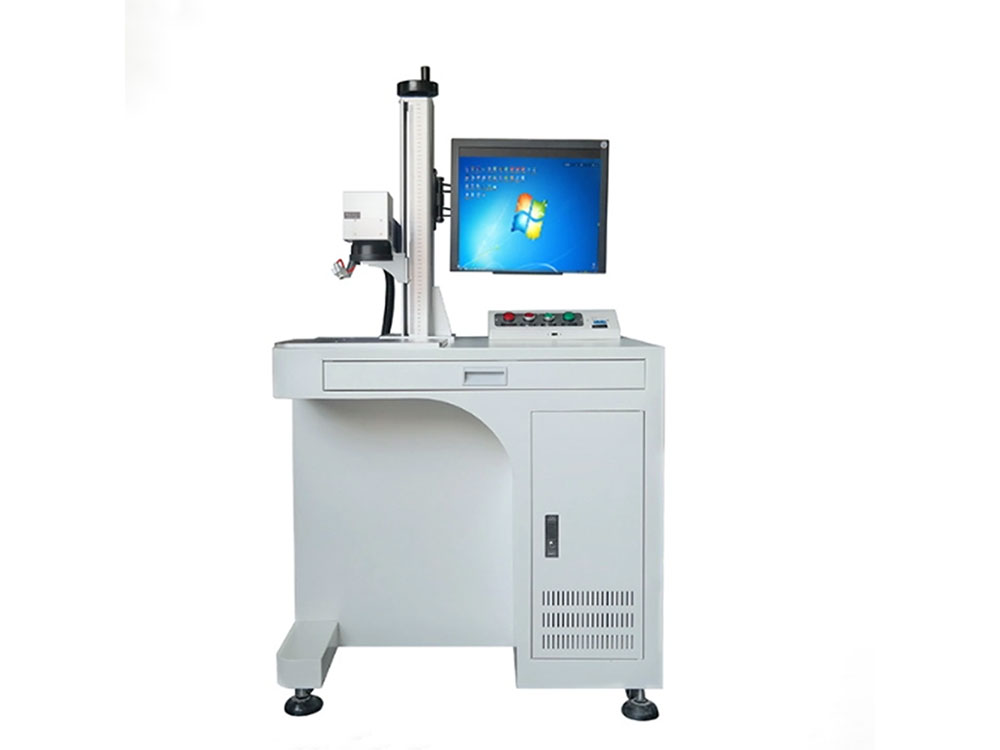 50W Fiber Laser Marking Machine For Metal Engrave With PC (2)